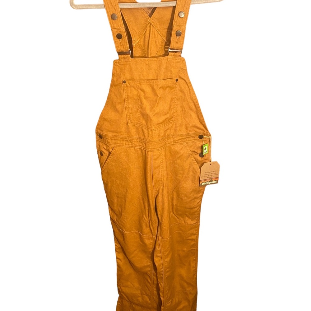 Patagonia Women’s all season hemp overalls.